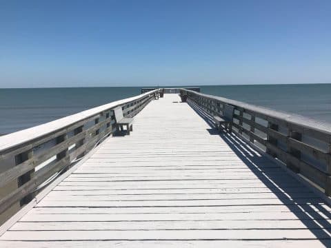 Dock with protective coating